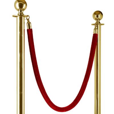 Bollard Crowd Control Stanchions with cord 1.5m - Gold