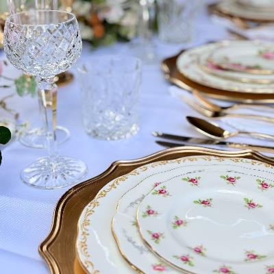 Vintage Tableware Package - Entree, Dinner and Dessert thumbnail 3