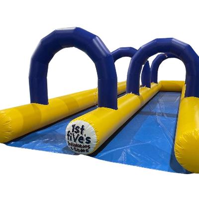 10m Inflatable Double Lane Slip 'n Slide