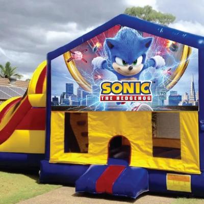 Sonic the Hedgehog Large Banner Jumping Castle thumbnail 1