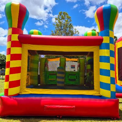 Hot Air Balloons Double Slide Jumping Castle thumbnail 4