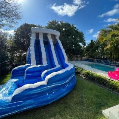 Monster Wave Dual Lane Waterslide Inflatable thumbnail 2