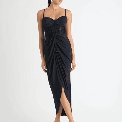 Sheike Estate Dress - Navy Size 10