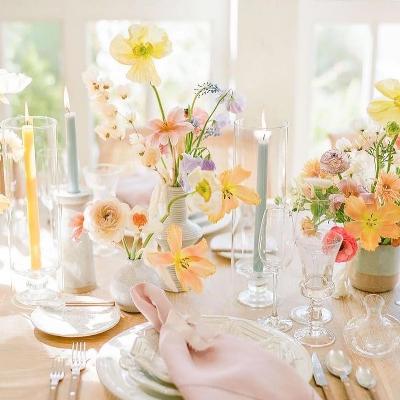 Bud Vases with Floral - 2 stems