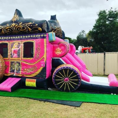 Princess Carriage Jumping Castle thumbnail 2