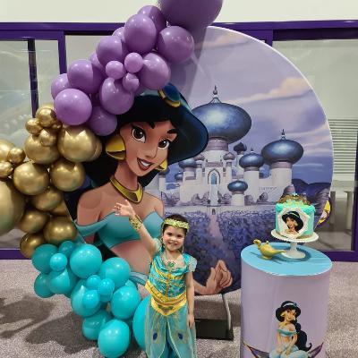 Princess Jasmine Round Backdrop Package thumbnail 2