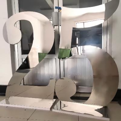 Large Standing Numbers - Silver