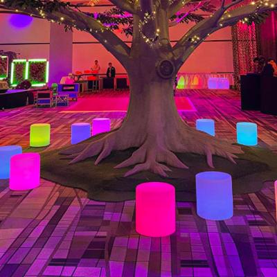 LED Round Stool