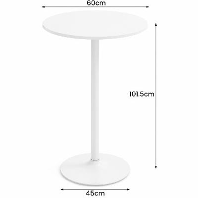 Table - Dry Bar Cocktail Table White