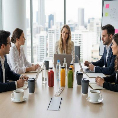 Wellness Beverage Pack – Juice + Water + Tea + Coffee – Corporate Catering thumbnail 2