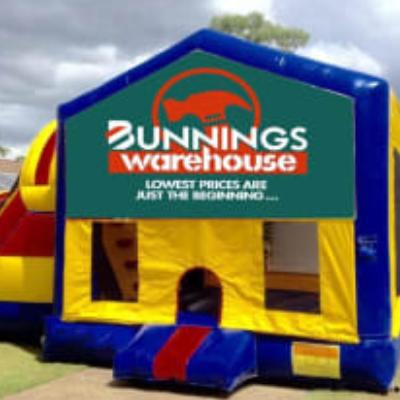 Bunnings Large Banner Jumping Castle