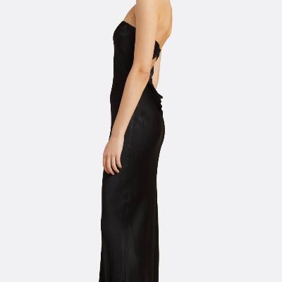 Bec and Bridge Moondance Strapless Maxi Dress in Black Size 6 thumbnail 3
