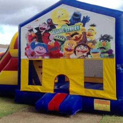 Sesame Street Large Banner Jumping Castle