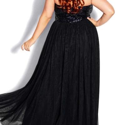 City Chic Radiance Maxi Dress Blue Size 16 thumbnail 2