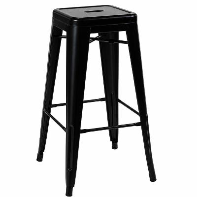 Stool - Black 66cm Tolix Premium Stool