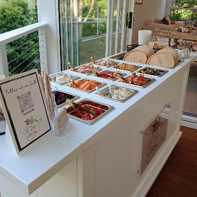 Charcuterie Cart Grazing Cart, Grazing Table thumbnail 5