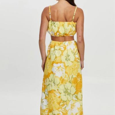Faithfull the Brand El Rio Maxi Dress Loretta Floral Print Size 8 thumbnail 3