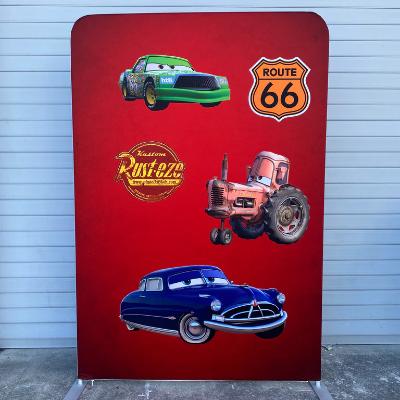 Chick Hick Cars Rectangle Backdrop