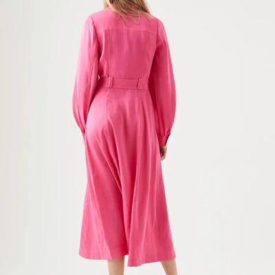 AJE Sophie Shirt Midi Dress Size 8 thumbnail 3
