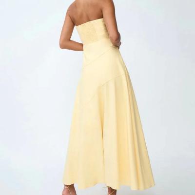 By Johnny Lemon Drop Strapless Dress - Size 12 thumbnail 2