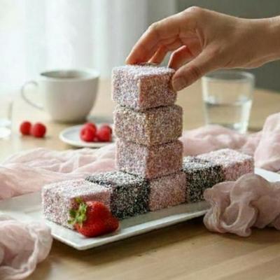 Classic Lamingtons Mixed Box (Raspberry & Chocolate) thumbnail 1