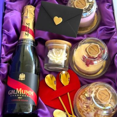 Dessert & Wine Gourmet Hamper Gift Box (18+) thumbnail 3