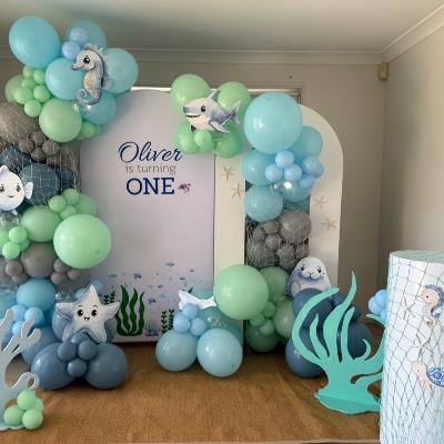 Balloons Backdrop Birthday / baby shower / Gender reveal thumbnail 2