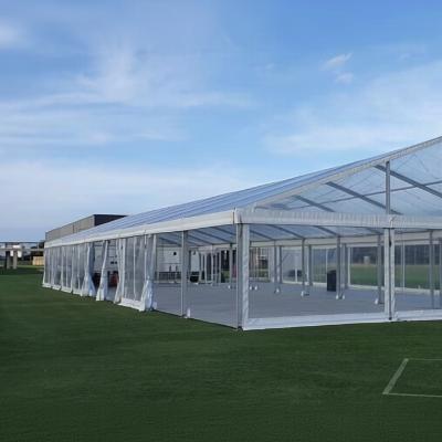 Clear Roof Marquee with Walls - 10m x 42m  (Pegged) thumbnail 2