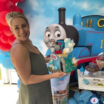 Thomas Tank Engine Round Backdrop thumbnail 2