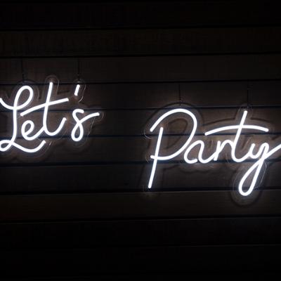 Lets Party Neon Sign