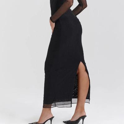 House of CB Katarina Black Maxi Dress - Size M thumbnail 4