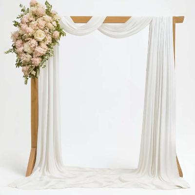 Wedding Arbour with Draping and Florals