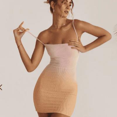 House of CB Deva Ombre Mini Dress - Size M