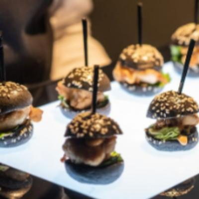 Mini Smoked Salmon and Cream Cheese Canapés – Event Catering thumbnail 1