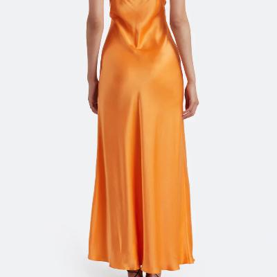 Bec & Bridge Amber V Maxi Dress - Nectarine Orange Size 6 thumbnail 3