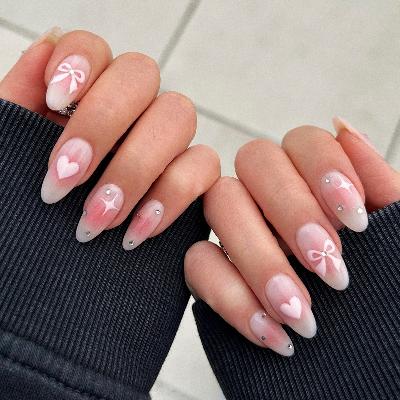 flower shape nail thumbnail 4