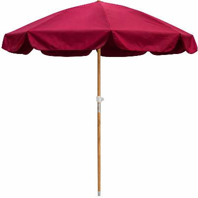 Umbrella - Beach Maroon Vinyl (1.8m width)