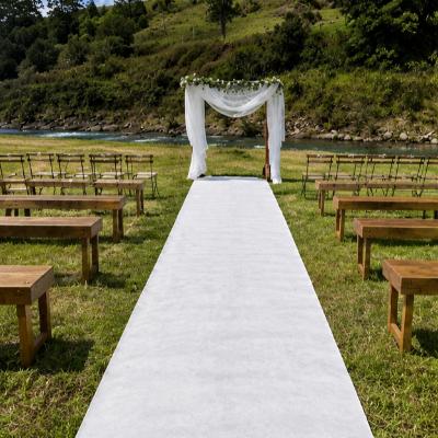 12 Metre White Wedding Aisle Runner