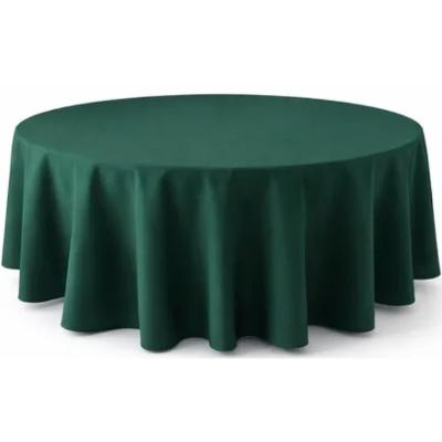 Tablecloth Green 305cm Round  (Commercial Grade, Laundered including professional pressing) thumbnail 1