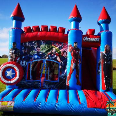 Superhero Jumping Castle thumbnail 1
