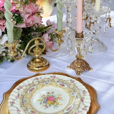Vintage Tableware Package - Entree, Dinner and Dessert