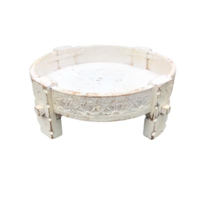 White coffee grinder table thumbnail 1