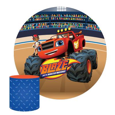Blaze and the Monster Machines Round Backdrop Package