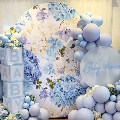 Blue Floral Arch n=backdrop package thumbnail 2