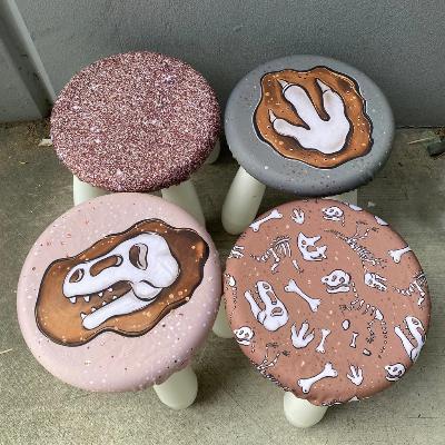 Dinosaur Stool thumbnail 1