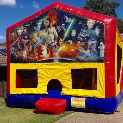 Star Wars Medium Banner Jumping Castle thumbnail 1