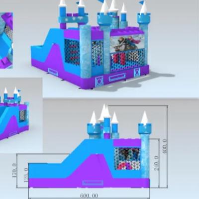Frozen 5-in-1 Jumping Castle thumbnail 2