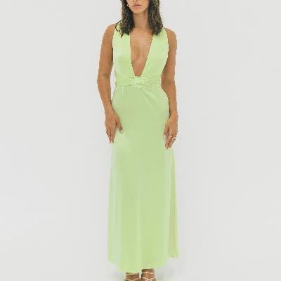 Amaia The Label Piper Dress - Melon Green Size XS thumbnail 3