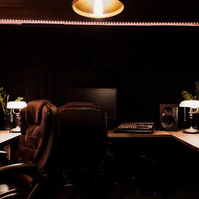 Podcast and video podcast room- Podcast Studio Recording - Produced W/ In House Producer