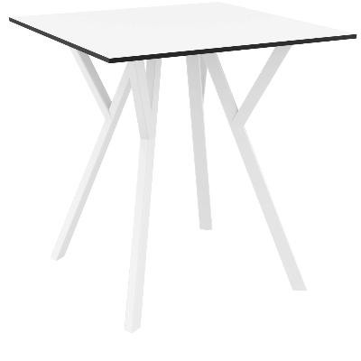 Cafe Table - Max - White - Square - 700mm thumbnail 1